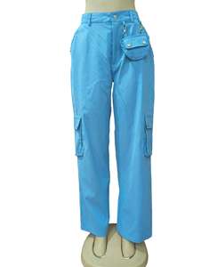 Venta al por mayor de fábrica, pantalones <span class=keywords><strong>Cargo</strong></span> con <span class=keywords><strong>m</strong></span>últiples bolsillos, pantalones de chándal de pierna recta de talla grande para <span class=keywords><strong>mujer</strong></span>, pantalones casuales de moda callejera Y2K - Product Image 5