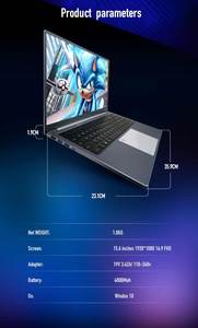 Ordinateur portable de jeu OEM, processeur <span class=keywords><strong>Core</strong></span> <span class=keywords><strong>I7</strong></span> 9e génération, 16 Go + 512 Go, 15,6 pouces, ordinateur portable fin - Product Image 5