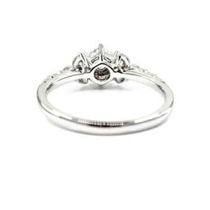 Fine Jewellery Precious High Quality 18k Plated White Gold Real Diamond Thin Cluster Classic Wedding Rings Women Anniversary - Product Image 3