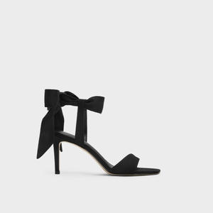 Sandalias de Tacón Alto con Tiras y Lazo para Mujer, Estilo Verano 2026, Elegantes y Sexys, de Satén - Product Image 5