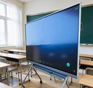 Ultimo Modello di <span class=keywords><strong>TV</strong></span> Interattiva Smart Android AI 4K da 110 <span class=keywords><strong>Pollici</strong></span> con Pannello LCD a 20 Punti di Contatto per Uso Scolastico - Product Image 2