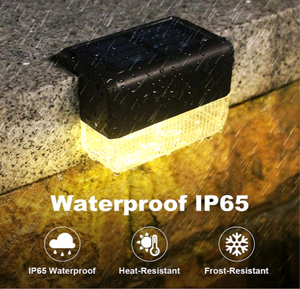 Lampu Pagar Modern Sensor Gerak <span class=keywords><strong>LED</strong></span> Tenaga Surya Tahan Air IP65 dengan Baterai Isi Ulang untuk Taman, Jalur, Teras, Dinding, Dek, Tangga - Product Image 3