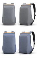 Sac à dos de voyage multifonctionnel étanche de grande capacité pour hommes sac d'étudiant haut de gamme avec fermeture à glissière stocké