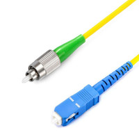 Conector de fibra LC SC FC UPC APC 9/125 SM SX Cable de conexión de fibra óptica SC/UPC a FC/APC Equipo de cable de fibra de alto rendimiento