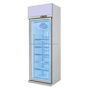 Single-door Fan Cooling Single-Temperature 500L Beverage Display Cabinet Digital Control Unit Beverage <b>Cooler</b> - Product Image 1