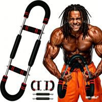 Barra de Ejercicio Multifuncional Ajustable en Forma de U para Músculos del Pecho y Brazos para Hombre, No Plegable, Equipo de Entrenamiento para Uso Doméstico