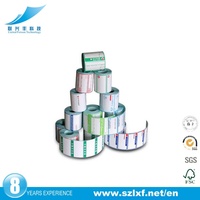 Etiquetas Adhesivas de Plástico Resistentes al Agua, Aceite y Rayones, en Varios Colores, 4x2 4x6, para Envíos Térmicos y Uso en Supermercados