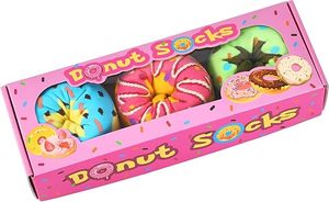 Nuova moda personalizzata divertente ciambella Macaron calzini lavorati a maglia novità graziosi calzini in cotone Funky confezioni regalo di compleanno - Product Image 5