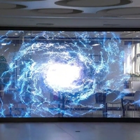 High Reflectivity Magic Mirror Glass High Transparency LED Curtain Wall Mirror Display Glass Panel