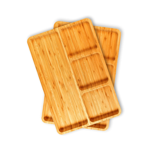 Assiettes de contrôle des portions divisées, assiettes à dîner sectionnées bariatriques/diabétiques, plateaux de diviseur de régime équilibré pour la perte de poids - Product Image 1