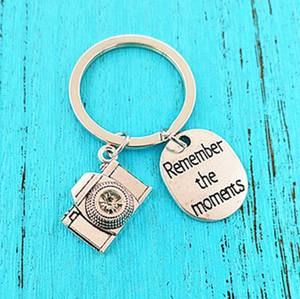 Vintage Mini caméra porte-clés porte-clés rétro métal porte-clés amis cadeaux <span class=keywords><strong>caméraman</strong></span> Unique porte-clés - Product Image 5