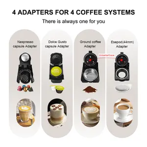 4 In 1 Multi Wholesale Professional Espresso Capsule Coffee Maker Home Work Automatic Multi Function I Capsule Coffee Maker