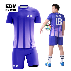 Uniforme de Fútbol Personalizado con Nombre y Número, Camiseta de Fútbol de Secado Rápido por Sublimación para Partido - Product Image 1