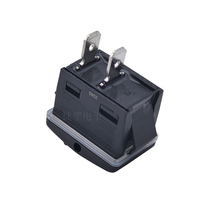 Interrupteur à Bascule Étanche IP68 Série MR2 10A/16A 125V/250V 2 Broches ON-OFF pour Équipements Électroniques Extérieurs, Taille du Trou de Panneau 13*19mm