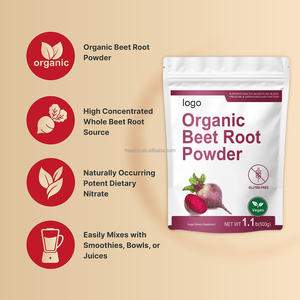 オーガニックビートルートエキス粉末スーパーフードハーバルサプリメント天然ビートルートパウダープレワークエネルギー大人 - Product Image 6