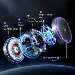 LISEN Estación de Carga Rápida Inalámbrica Magnética Qi2.2 de 25W Mejorada, Base de Carga para <span class=keywords><strong>iPhone</strong></span> 17 16 Pro Max, Apple Watch y AirPods - Product Image 4