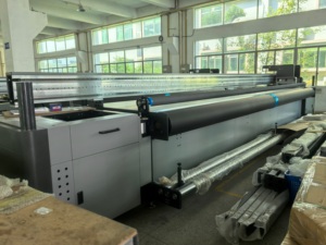 5.3M KM1024I UV Large Format Inkjet Banner Printer Advertising Roll Solvent Machine Printing New Condition - Product Image 2