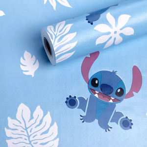 Suministros de fábrica china Papel tapiz de dibujos animados Nave espacial Planeta interestelar <span class=keywords><strong>Muebles</strong></span> Gabinete Papel tapiz decorativo - Product Image 3