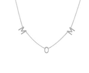 Jietao In Acciaio Inox <span class=keywords><strong>Festa</strong></span> <span class=keywords><strong>della</strong></span> <span class=keywords><strong>Mamma</strong></span> Gioielli Personalizzati Inital <span class=keywords><strong>Collana</strong></span> Lettera Alfabeto Distanziati <span class=keywords><strong>MAMMA</strong></span> <span class=keywords><strong>Collana</strong></span> - Product Image 5