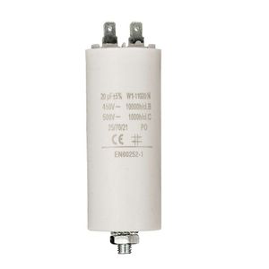 Aluminum Electrolytic <b>Capacitor</b> 20uF 450V M8 Terminal 500V 10000h Cl.B Cl.C EN60252-1 - Product Image 1