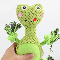 Juguete de Peluche con Sonido para Perros Grandes y Pequeños, Resistente a Mordidas, Desodorizante, Limpiador, Alivia el Estrés