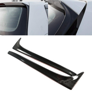 Alerones Laterales para Parachoques Trasero de Volkswagen Golf 7 R-Line, Textura de Carbono Negro Brillante, Alerón en Forma de Ala de ABS, Modificación de Automóvil - Product Image 2