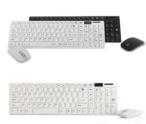 Office-Conjunto Combinado de teclado y ratón inalámbricos, conjunto ultrafino de 2,4 Ghz para <span class=keywords><strong>iPad</strong></span> y portátil - Product Image 1