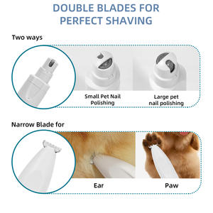 पालतू पोर्टेबल c09 नए डबल-टिप्ड बाल शेअर शेअर शेविंग जानवरों के लिए पैर बाल उपकरण सबसे अच्छी बिक्री - Product Image 4
