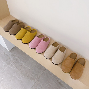 Mules décontractées <span class=keywords><strong>pour</strong></span> femmes à bout fermé, style Birkenstock, à <span class=keywords><strong>semelle</strong></span> épaisse, faciles à enfiler, polyvalentes, design 'Lazy Half-Slip' tendance - Product Image 3