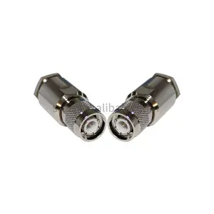 RF Coaxial TNC Male Clamp Straight Connector LMR300 Cable antenna wire electrical waterproof