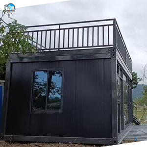 บ้านภาชนะแบบพกพาหน้าต่างกระจกกรอบสีดำทันสมัยหรูหราบ้านรีสอร์ทไปยังสำนักงานโรงแรม - Product Image 3