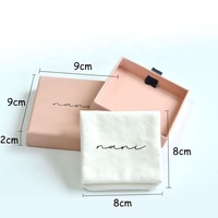 Emballage élégant et personnalisé de luxe pour bracelet en papier cartonné avec couvercle coulissant