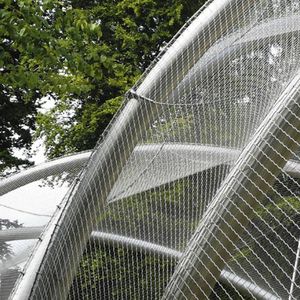 Filet de volière noué en acier inoxydable 304 316 Filet de volaille Zoo Animal Wire Rope Mesh - Product Image 5