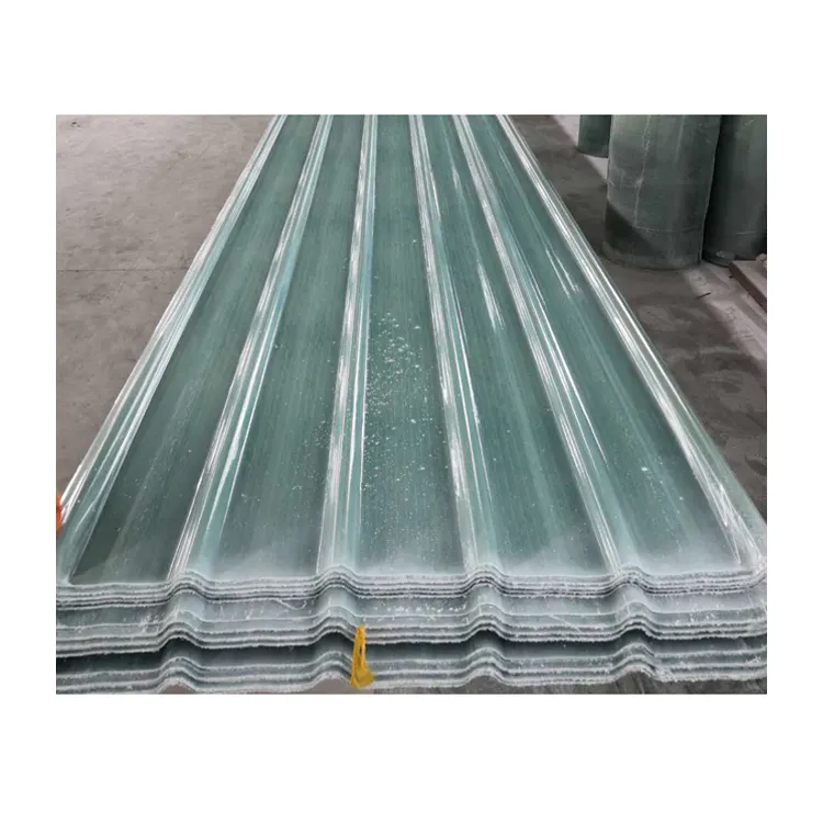 Anti Corrosion Fiber Glass FRP Corrugated Roofing Sheets
