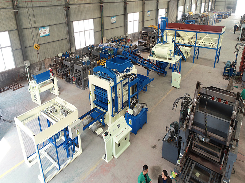 QT8-15 Automatic building concrete hollow block making machines brick moulding machine price