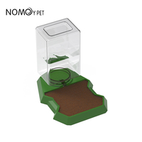 NOMOY PET accessoires pour reptiles distributeur d'eau anti-noyade avec tampon de coton absorbant