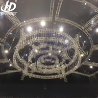 Arco de Aluminio para Iluminación, Estilo Moderno para Interiores y Exteriores, Arco Circular para Bodas