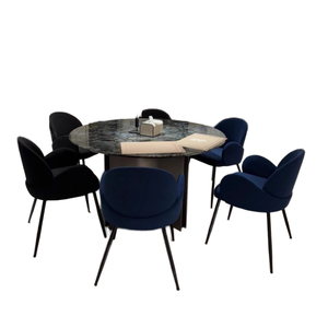 Chaise de salle à manger Wabi-Sabi minimaliste moderne pour la maison | Tabouret confortable avec design de <span class=keywords><strong>luxe</strong></span> léger pour les restaurants haut de gamme - Product Image 6