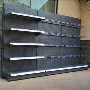 Prezzo di fabbrica al dettaglio supermercato negozio di metallo su misura telaio in acciaio drogheria espositore scaffale <span class=keywords><strong>per</strong></span> negozio - Product Image 1