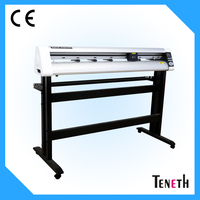Plotter de corte de pegatinas de coche de corte de contorno automático Teneth de 1,6 M para fábricas y fabricación