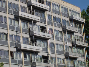 Rampe d'escalier en fer au design simple, balustrade de balcon en acier inoxydable, intérieur et extérieur, DB-B10131, finition satinée, acier inoxydable 304/316 - Product Image 6