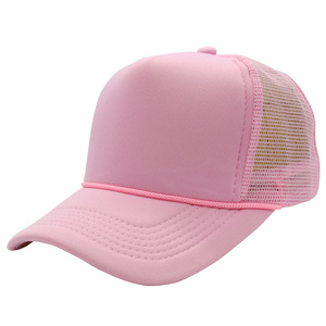 Gorra Trucker de Moda Personalizada al por Mayor 2025, Gorra Trucker de Malla Azul Marino con Espuma y Cuerda - Product Image 3