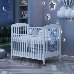 Lit bébé en bois <span class=keywords><strong>anti</strong></span>-moustiques personnalisable avec logo, réglable en hauteur et équipé d'éclairage – Meilleure vente - Product Image 1