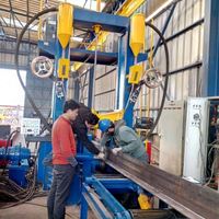 3 en 1 assemblage de poutre en acier redressant la machine de soudage combinée de poutre en H pour la structure en acier en vente dans la boutique d'alibaba
