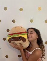 Oreiller de Hamburger géant personnalisé en peluche, oreiller de Hamburger en peluche doux, jouet en peluche