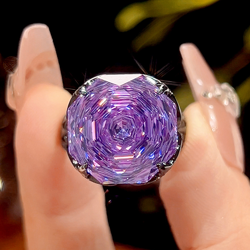 Anillo Roland de oro negro de tamaño abierto