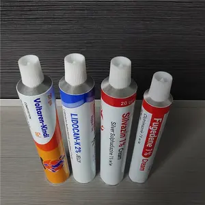 20gp Volledige Container Farmaceutische Aluminium Buis Anti-Jeuk Crème Verpakking 10G 15G 20G Zalven Medicine Inklapbare Tubes