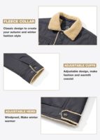 Vêtement thermique pour la chasse, veste d'hiver, veste coupe-vent pour homme sur mesure, fabricant de vêtements