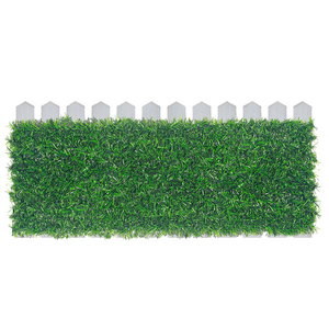 Recinzione in Erba Artificiale per Decorazione Esterna, Foglie di Edera Finta, Schermo Privacy Resistente ai Raggi UV, Ignifugo ed Ecologico - Product Image 4