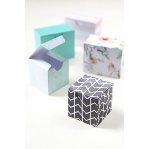 Plantillas de cajas de regalo de papel cuadradas y rectangulares se pueden personalizar según las necesidades. - Product Image 3
